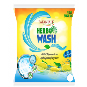 Patanjali Herbo Detergent Powder (Sup) With Neem & Lemon 500GM
